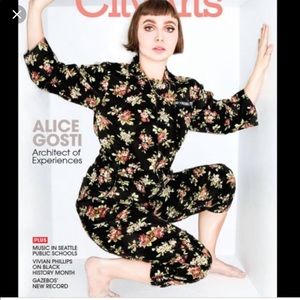 Rosie’s Vintage Floral ‘Work Wear’ Jumpsuit